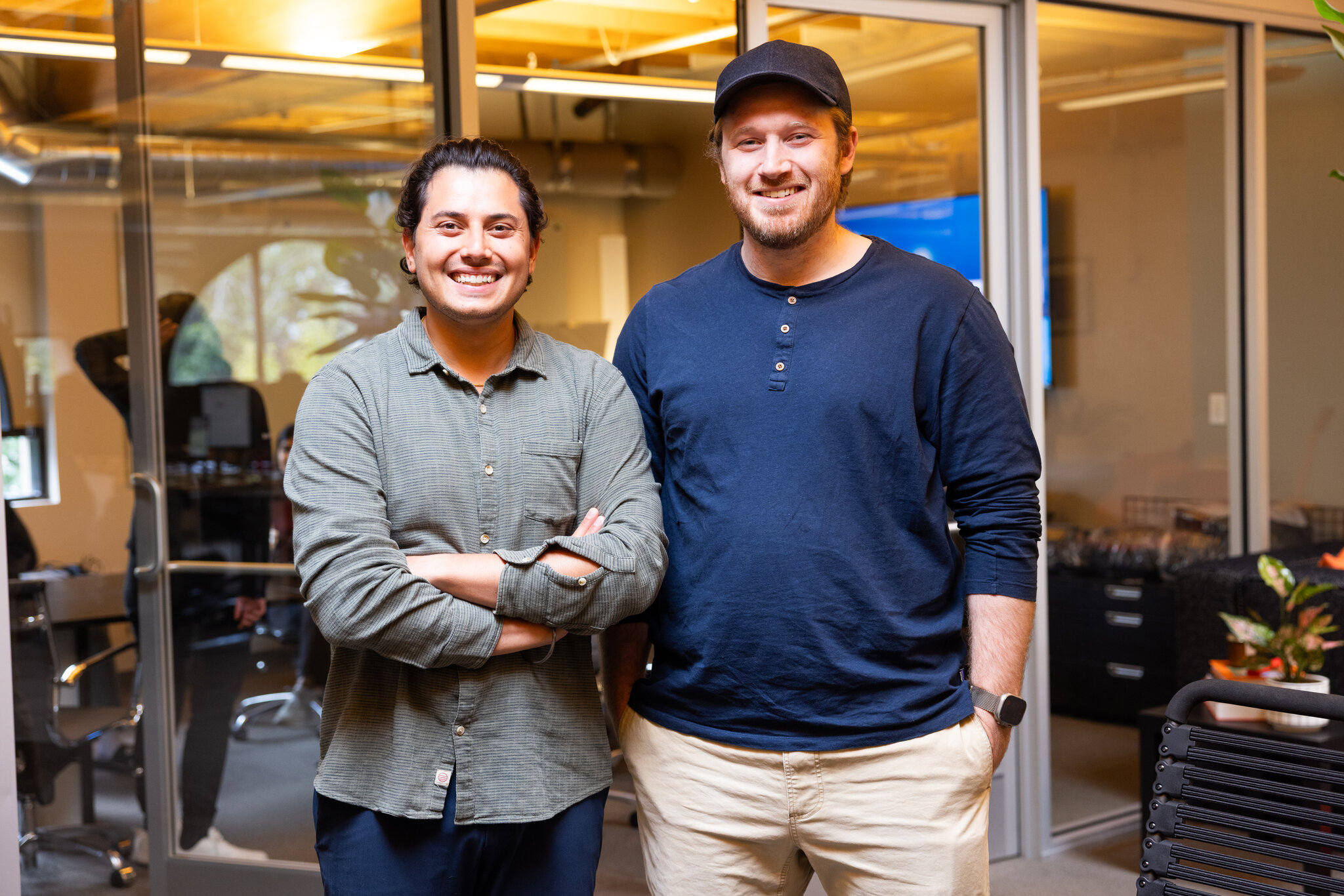 Nick and Andrew at Rundoo HQ in Redwood City