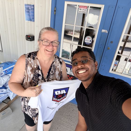 The team at A & D Hardware in Coatesville, IN, a Rundoo client
