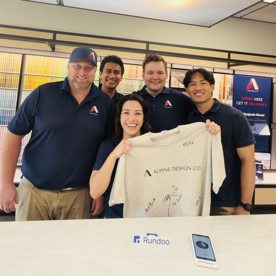 The team at Alpine Design Co. - Benjamin Moore Cornwall in ON, a Rundoo client