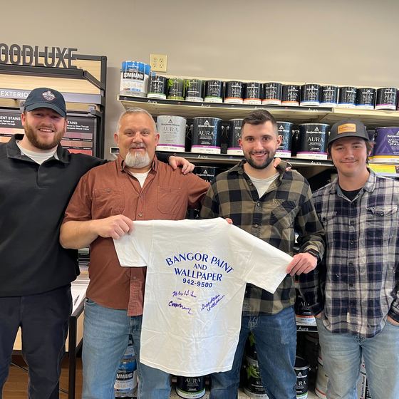 The team at Bangor Paint Store in Bangor, ME, a Rundoo client