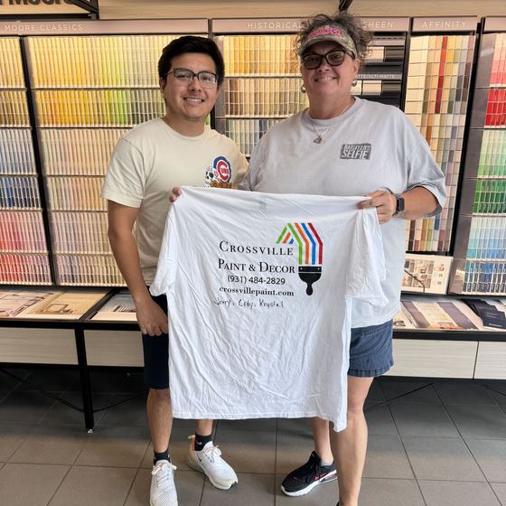 The team at Crossville Paint & Decor in Crossville, TN, a Rundoo client