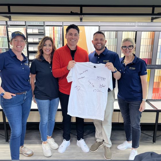 The team at Victory Paint in Murphy, TX, a Rundoo client