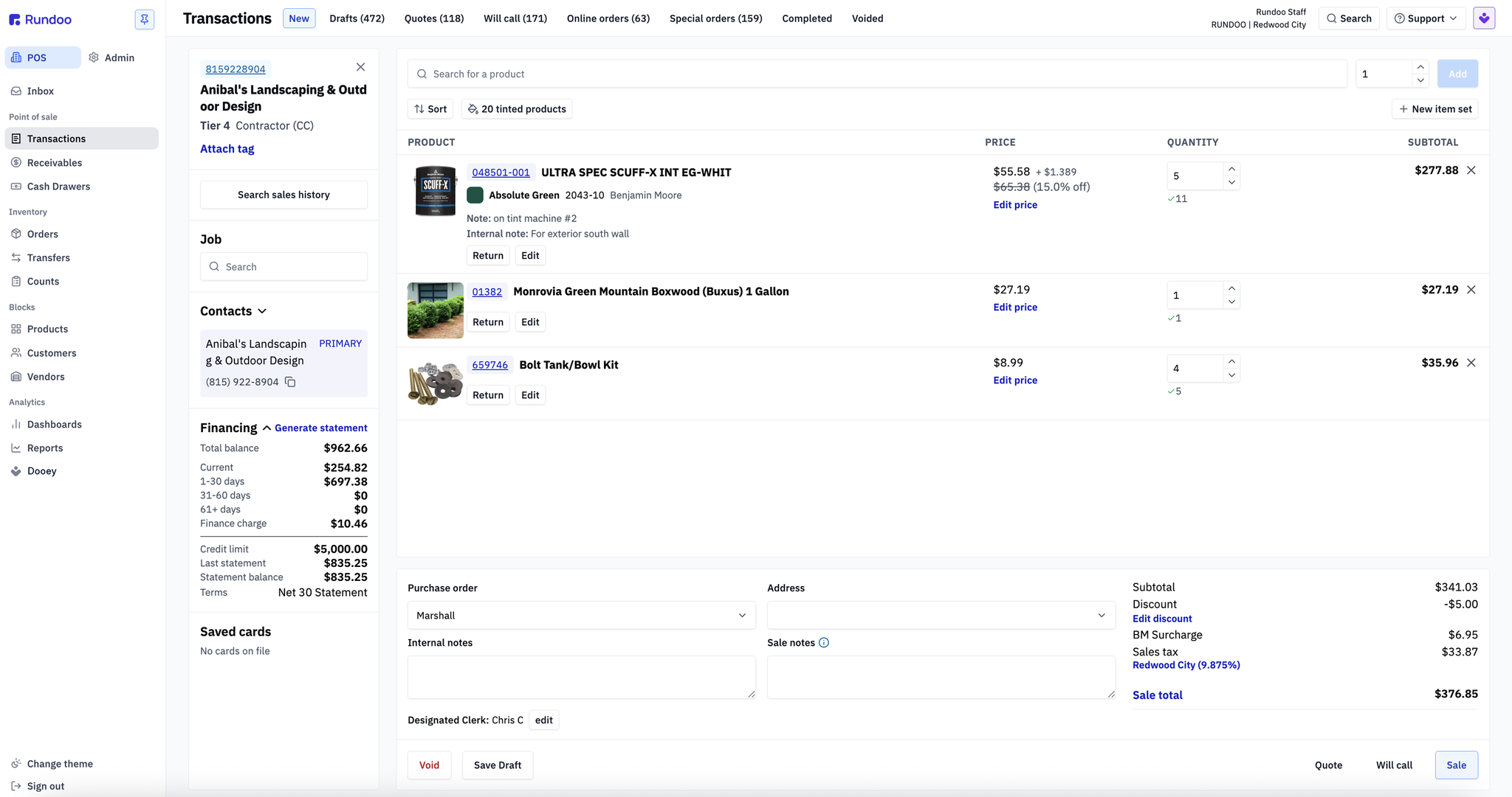 Web App & POS